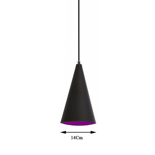 Suspension cône noir