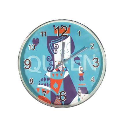 Horloge Mural Moderne Contour Effet miroir