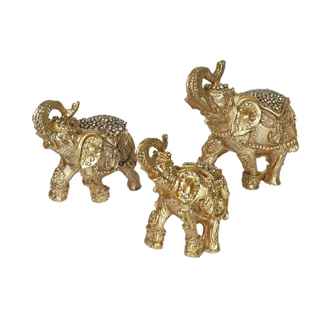 Série De 3 Eléphants Décoratifs En CéramiqueSérie De 3 Eléphants Décoratifs En Céramique Série De 3 Eléphants Décoratifs En Céramique