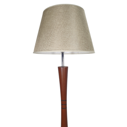 lampadaire marron - en bois- 160 X 45 Cm